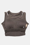 Enamor Medium Impact Sports Bra - Olive Night — thumbnail 7